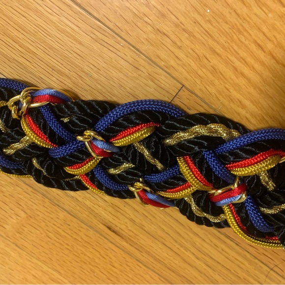 Colorful Braided Rope Belt - Picture 2 of 2
